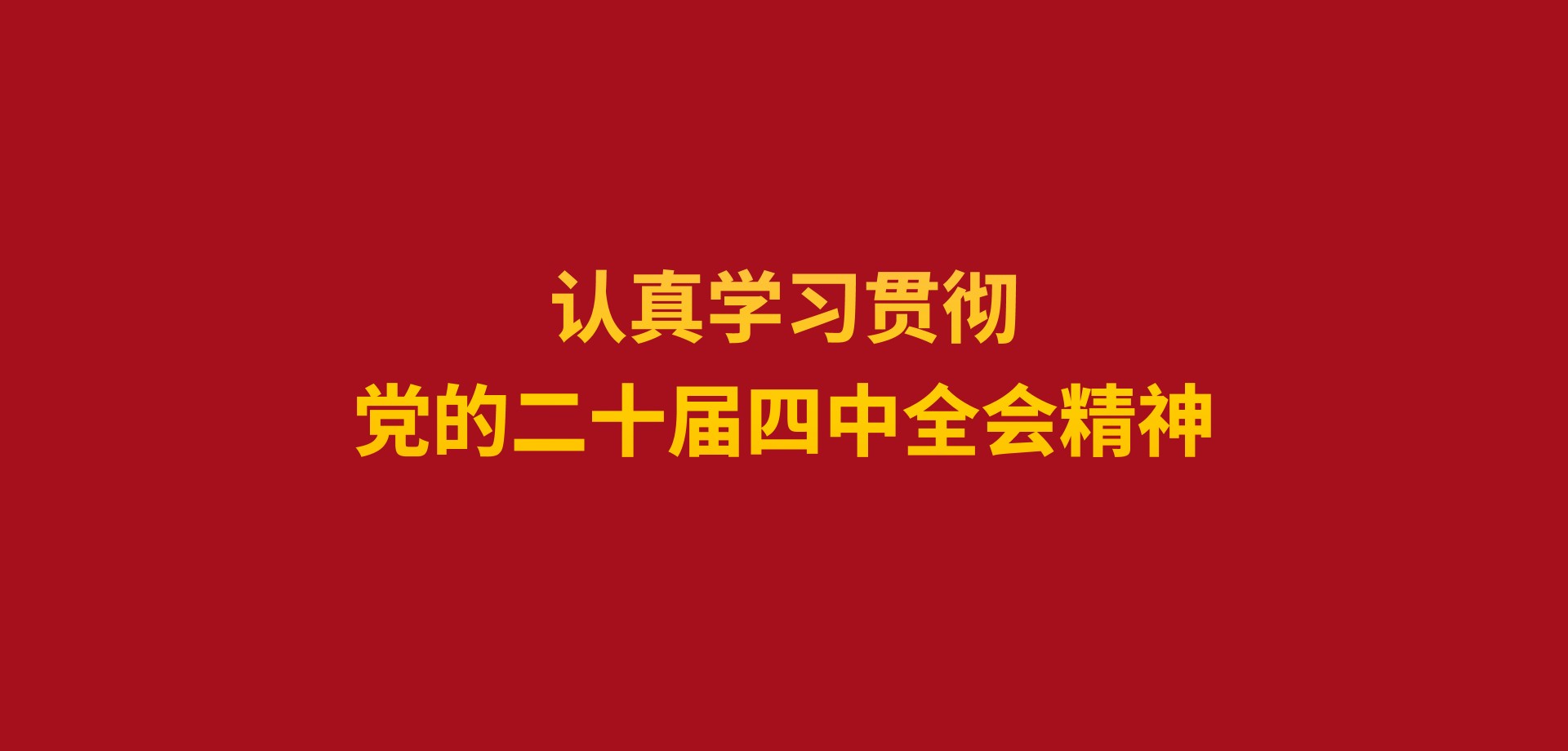 认真学习贯彻党的二十届四中全会精神